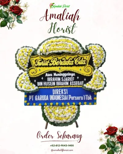 Papan Bunga Duka di Ciwareng